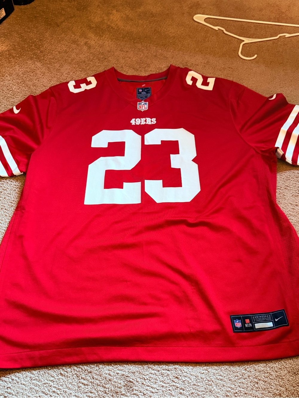 San Francisco 49ers McCaffrey Jersey #23 Nike XXL